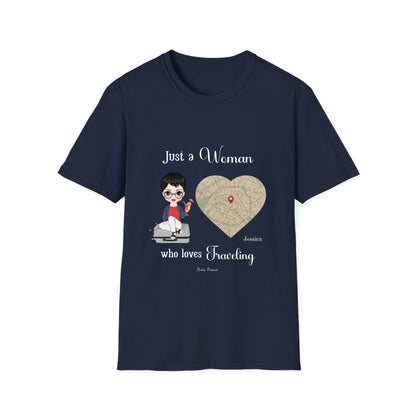 Just a Girl/ Woman who loves to TRAVEL- Unisex T-Shirt